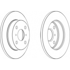 DDF566-1 FERODO Тормозной диск