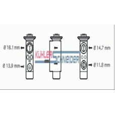 8501091 KUHLER SCHNEIDER Расширительный клапан, кондиционер