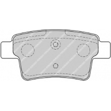 FDB1973 FERODO Комплект тормозных колодок, дисковый тормоз