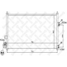 10-45330-SX STELLOX Конденсатор, кондиционер