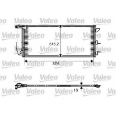 817707 VALEO Конденсатор, кондиционер