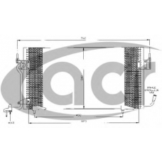 300487 ACR Конденсатор, кондиционер