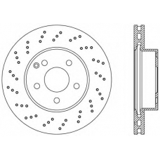 BDR2393.25 OPEN PARTS Тормозной диск