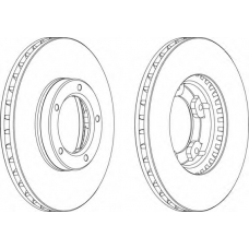 DDF703-1 FERODO Тормозной диск