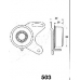 BE-503 JAPANPARTS Устройство для натяжения ремня, ремень грм