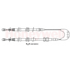 432902B BENDIX Трос, стояночная тормозная система