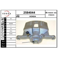 2584044 EAI Тормозной суппорт