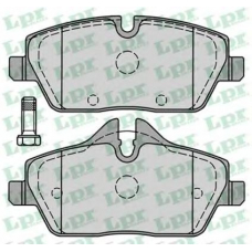 05P1241 LPR Комплект тормозных колодок, дисковый тормоз