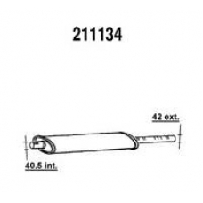 394321113400 MAGNETI MARELLI Выпускной трубопровод