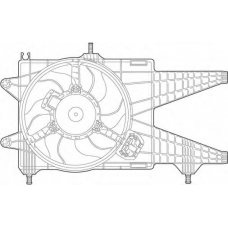 069422020010 MAGNETI MARELLI Вентилятор, охлаждение двигателя