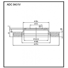 ADC 0431V Allied Nippon Гидравлические цилиндры