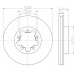 MDC1759 MINTEX Тормозной диск