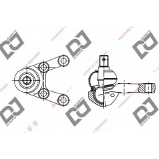 DB1040 DJ PARTS Несущий / направляющий шарнир