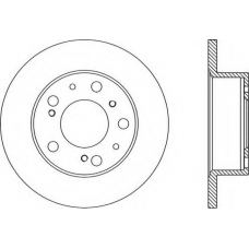 BDR1134.10 OPEN PARTS Тормозной диск