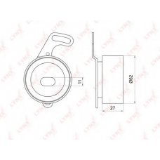 PB1021 LYNX Ролик натяжной