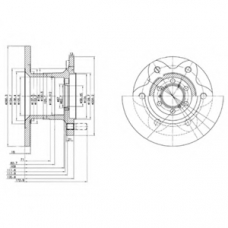 BG429 DELPHI Тормозной диск