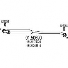 01.50690 MTS Средний глушитель выхлопных газов