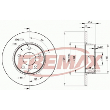 BD-8684 FREMAX Тормозной диск