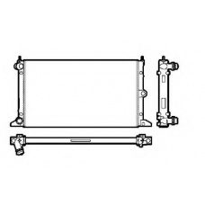 50592 NRF Радиатор, охлаждение двигателя