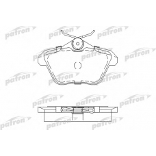 PBP995 PATRON Комплект тормозных колодок, дисковый тормоз