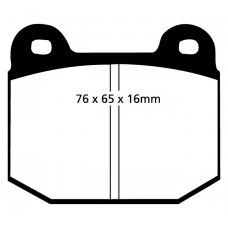 DP2197 EBC Brakes Колодки тормозные