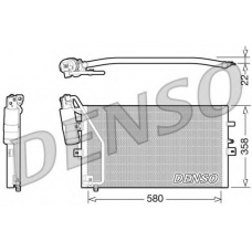 DCN25003 DENSO Конденсатор, кондиционер