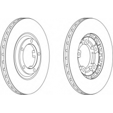 DDF461-1 FERODO Тормозной диск