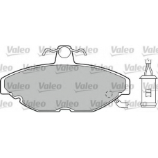 598118 VALEO Комплект тормозных колодок, дисковый тормоз