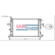 0616401 KUHLER SCHNEIDER Радиатор, охлаждение двигател