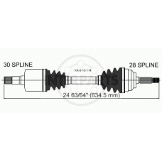 KA-8-12-114 InterParts Приводной вал