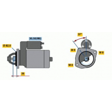 0 001 109 334 BOSCH Стартер