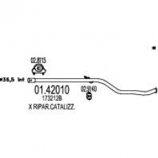 01.42010 MTS Труба выхлопного газа