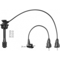 0300890925 BERU Комплект проводов зажигания
