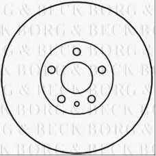 BBD5340 BORG & BECK Тормозной диск
