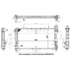 53156 NRF Радиатор, охлаждение двигателя