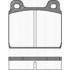8110 29211 TRISCAN Комплект тормозных колодок, дисковый тормоз