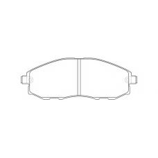 FP1712 FIT Комплект тормозных колодок, дисковый тормоз