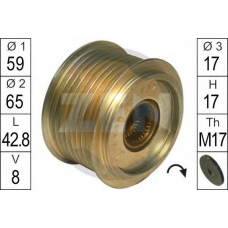 ZN5527 ERA Механизм свободного хода генератора