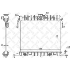 10-26005-SX STELLOX Радиатор, охлаждение двигателя