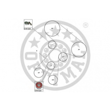 SK-1589 OPTIMAL Комплект ремня грм