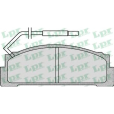 05P970 LPR Комплект тормозных колодок, дисковый тормоз