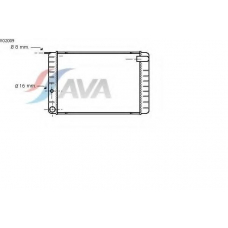 VO2009 AVA Радиатор, охлаждение двигателя