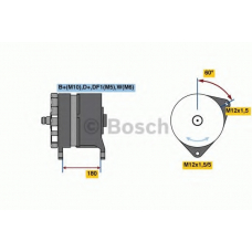 0 986 080 360 BOSCH Генератор