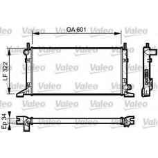 731595 VALEO Радиатор, охлаждение двигателя