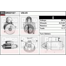 DRS0167 DELCO REMY Стартер