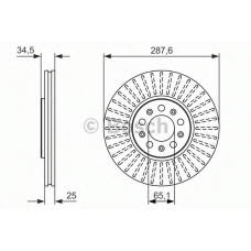 0 986 479 914 BOSCH Тормозной диск