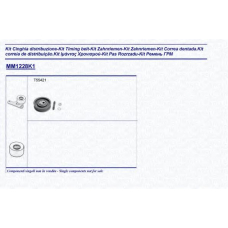 341312281101 MAGNETI MARELLI Комплект ремня грм