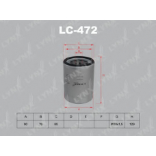 LC-472 LYNX Фильтр масляный