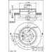 09.7727.10 BREMBO Тормозной диск