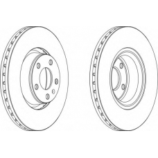 DDF1277-1 FERODO Тормозной диск